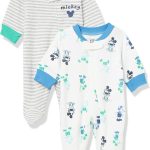 Amazon Essentials Disney l Marvel l Star Wars Unisex Babies' Cotton Footed Sleep and Play, Multipacks